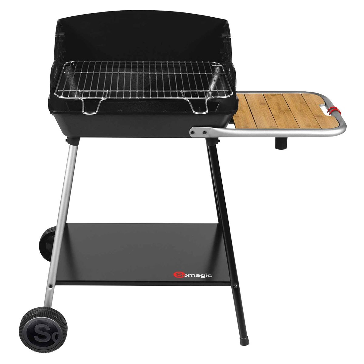 Rundgrill barbecue rond grill avec quatre critères réglage en hauteur Grill face 32 CM